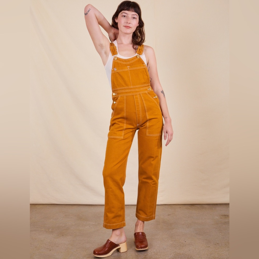 BIG BUD PRESS OVERALLS SPICY MUSTARD SIZE SMALL